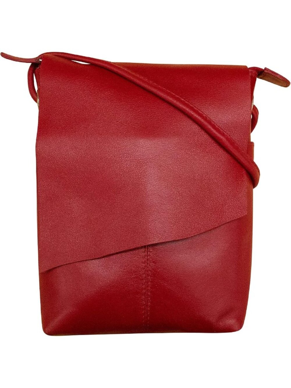 Genuine Leather Mini Crossbody Bag for Women - RFID Blocking, Adjustable Strap
